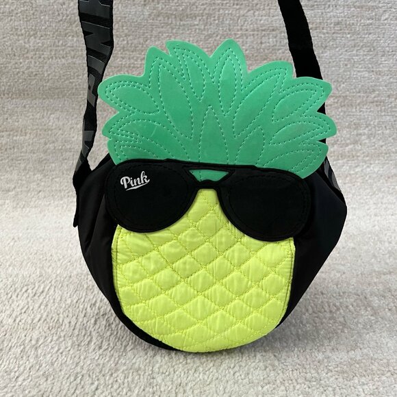 PINK Victoria’s Secret Pineapple Cooler Purse Bag - Picture 1 of 11
